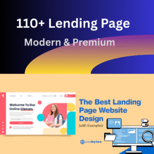 Premium Digital Products & WordPress 110+ lending page for Your Online Success
