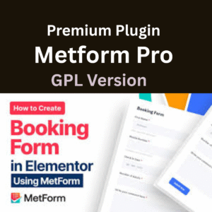 MetForm Pro GPL 3.9.0 delivers advanced forms, easy integrations, and pro-level features for any WordPress site.