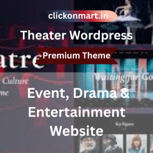 Theater WordPress Premium Theme – Event, Drama & Entertainment Website