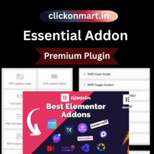 Essential Addons for Elementor Premium Plugin – 90+ Advanced Widgets & Extensions